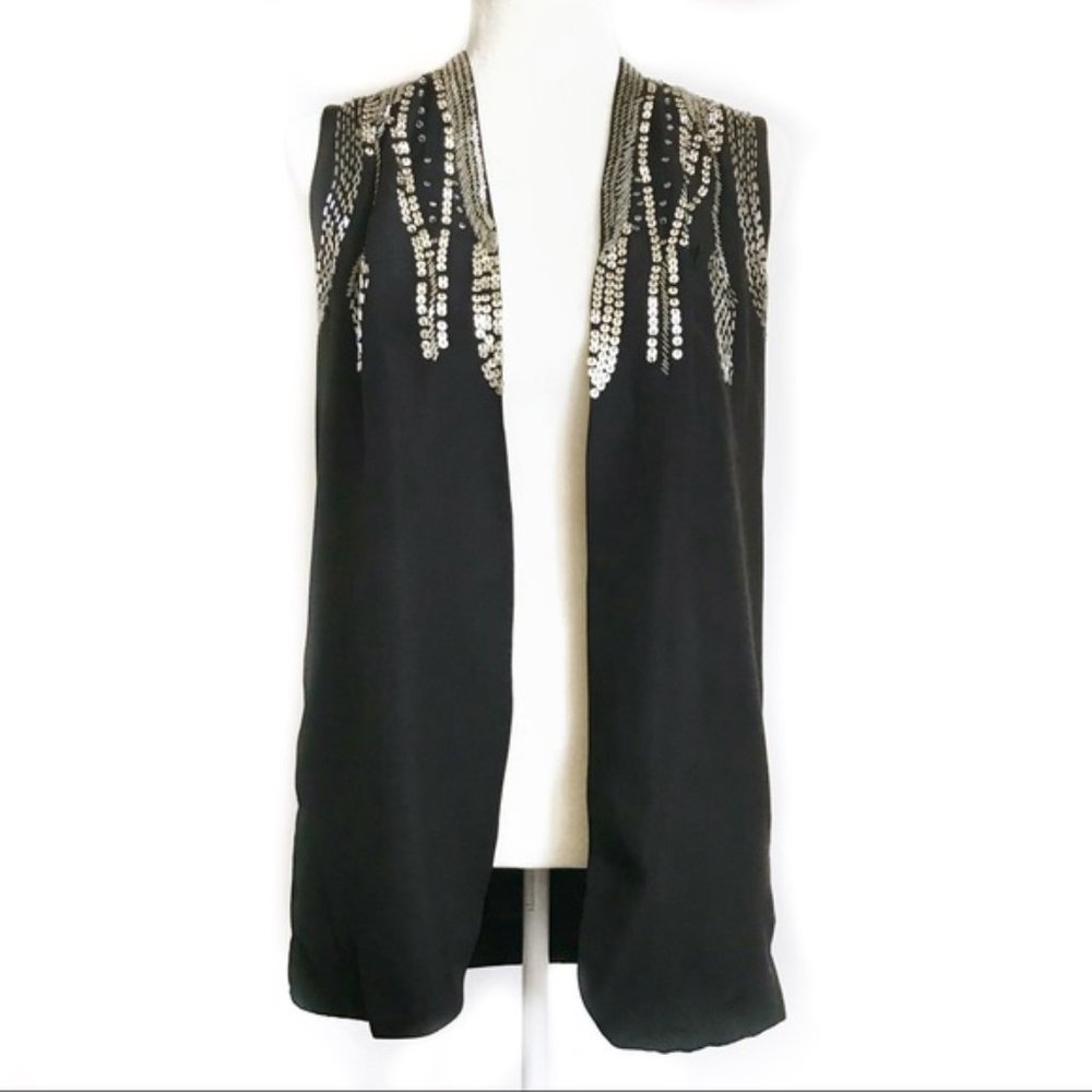 Love Stitch | Bead & Sequin Sleeveless Blouse
